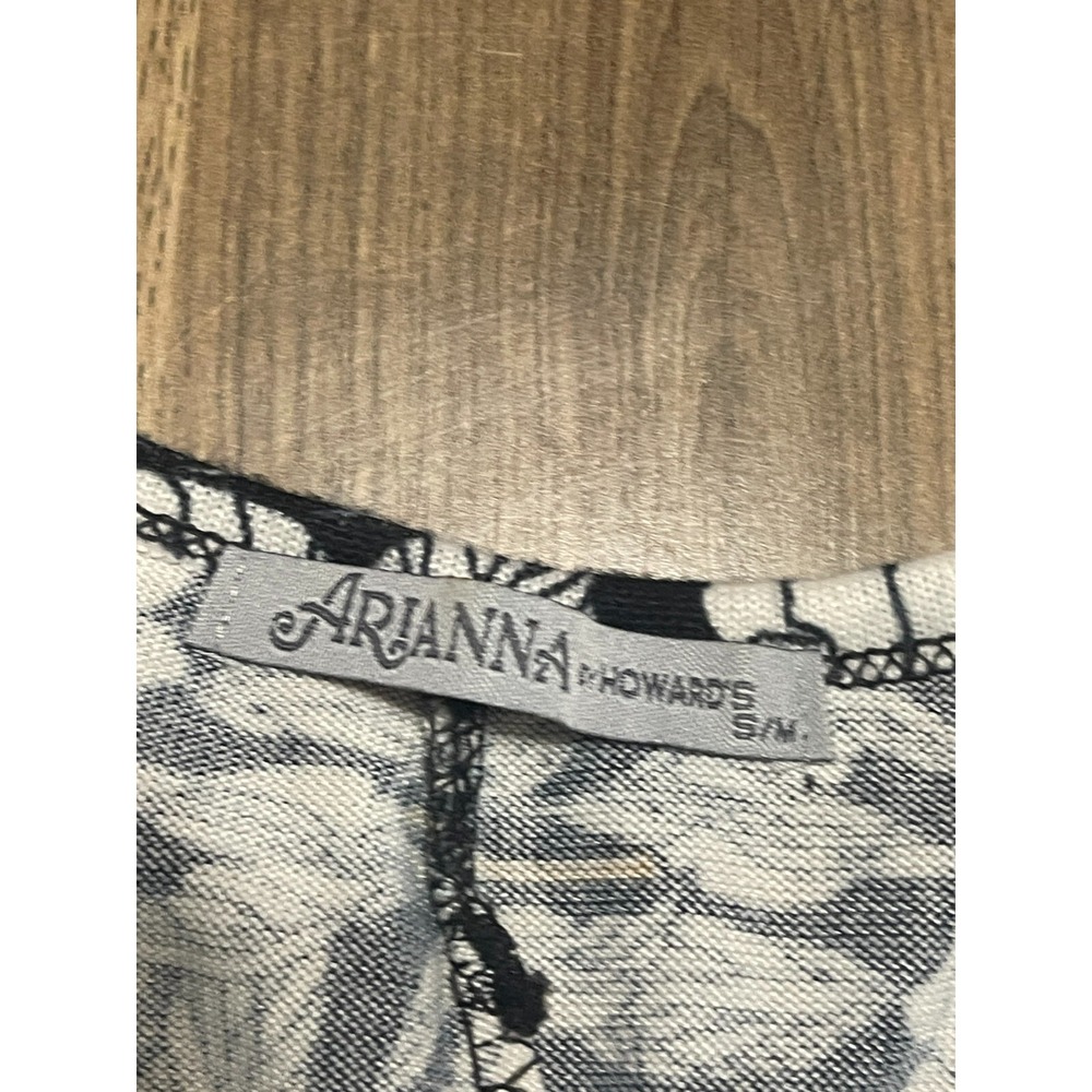 Adriana Dress, Women's Size Small/Medium, Black White, Floral, A-line - Picture 5 of 8